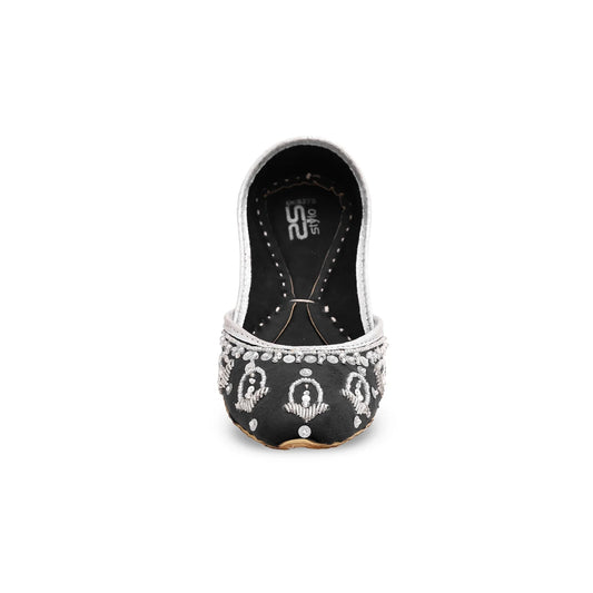 Grey Fancy Khussa For Ladies BM8375