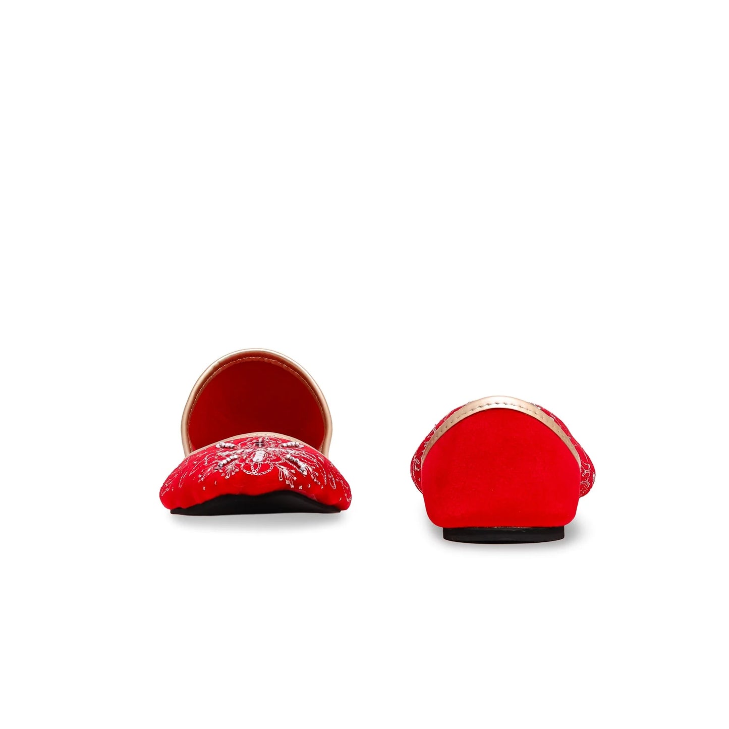 Red Fancy Khussa For Ladies BM8450