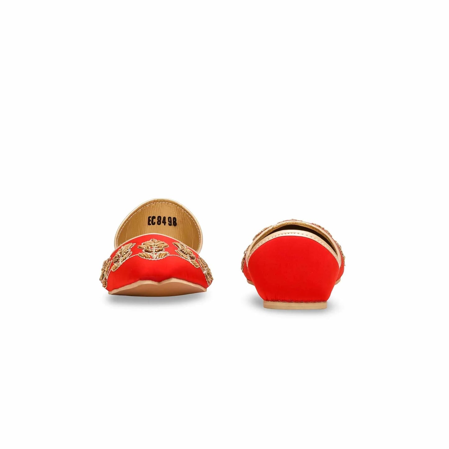 Red Fancy Khussa For Ladies BM8498