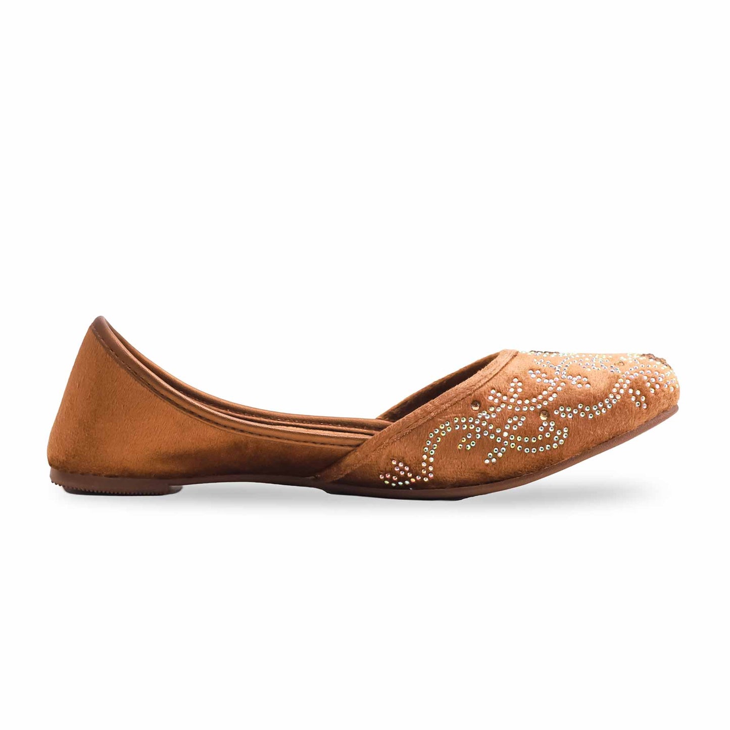 Brown Fancy Khussa For Ladies BM8505