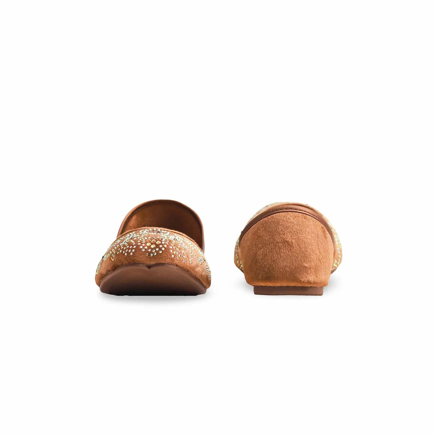 Brown Fancy Khussa For Ladies BM8505