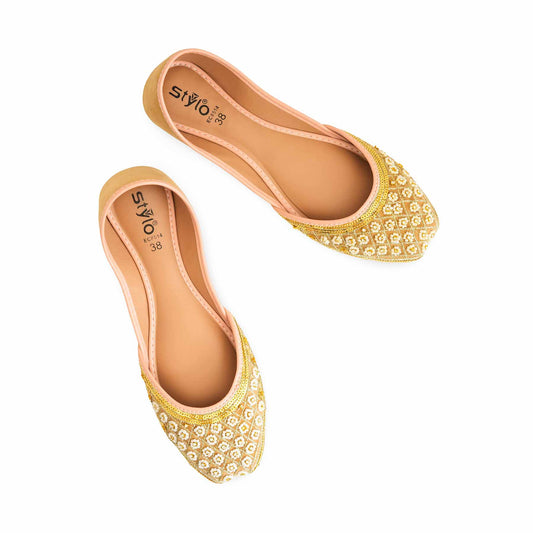 Golden Women Formal Khussa BM8514