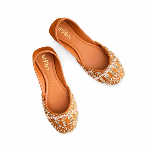 Rust Fancy Khusa For Ladies BM8522