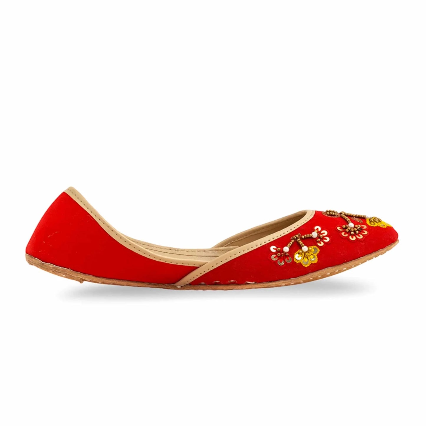 Red Fancy Khussa For Women BM8559