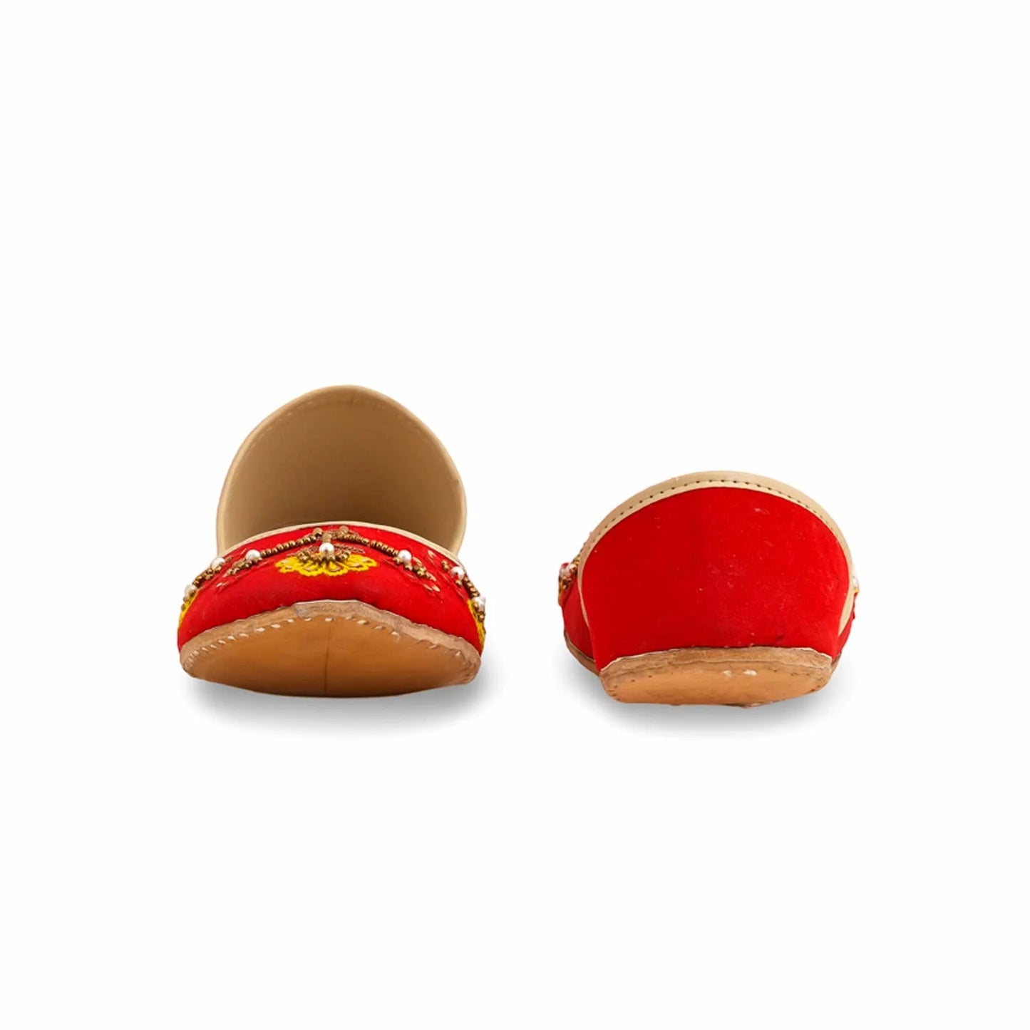 Red Fancy Khussa For Women BM8559