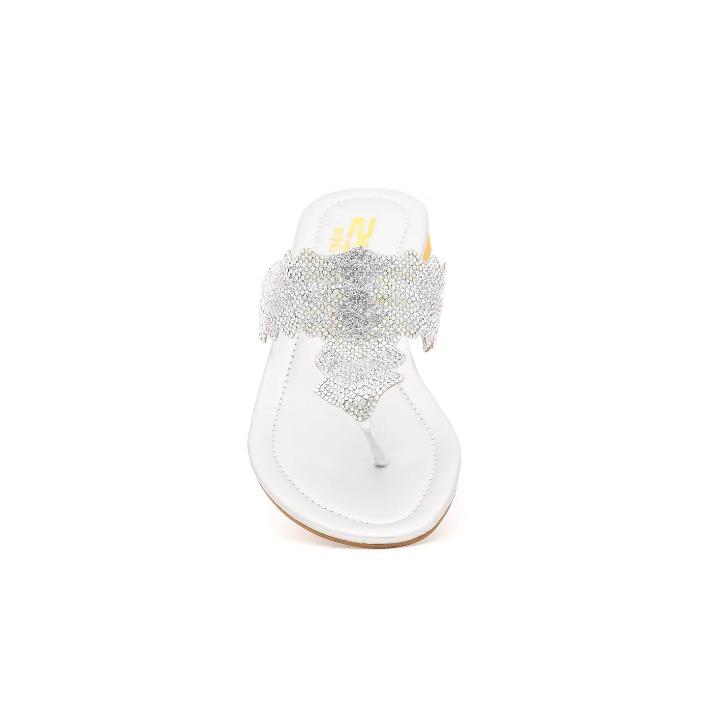 Silver Fancy Chappal For Ladies BM0611