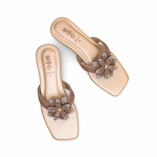 Golden Fancy Chappal BM0754