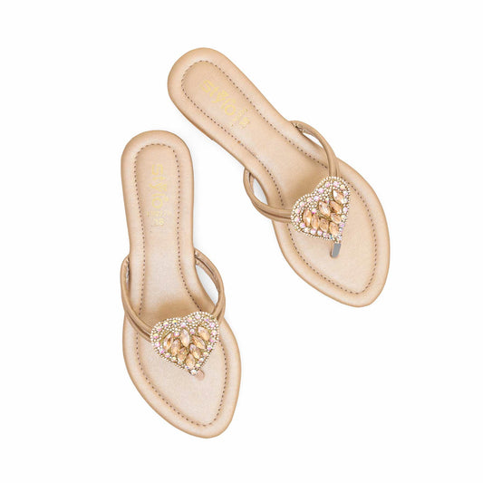 Golden Fancy Chappal BM0770