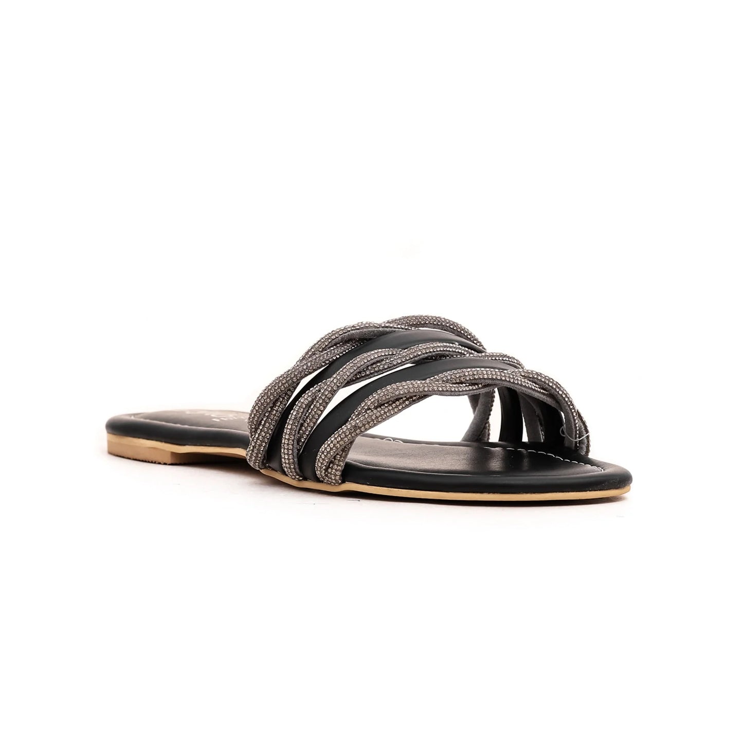 Black Fancy Slipper BM7720