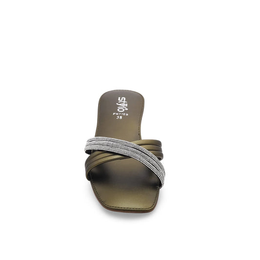 Olive Fancy Slipper BM7729