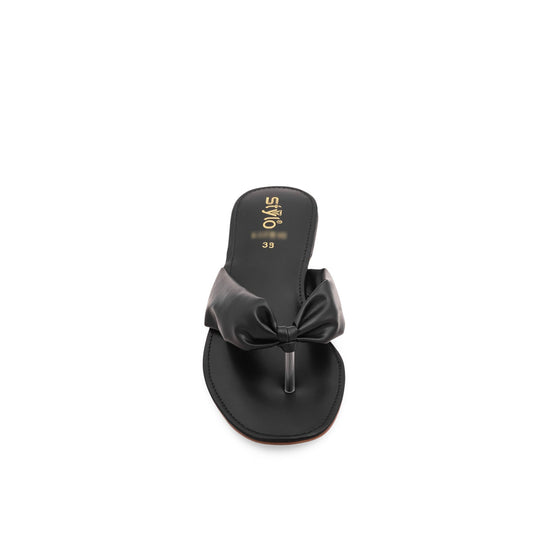 Black Formal Chappal For Ladies BM0516