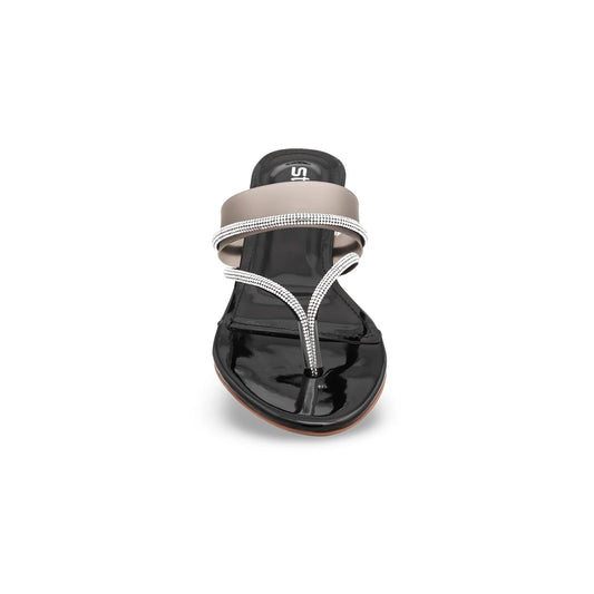 Black Formal Chappal For Ladies BM0530