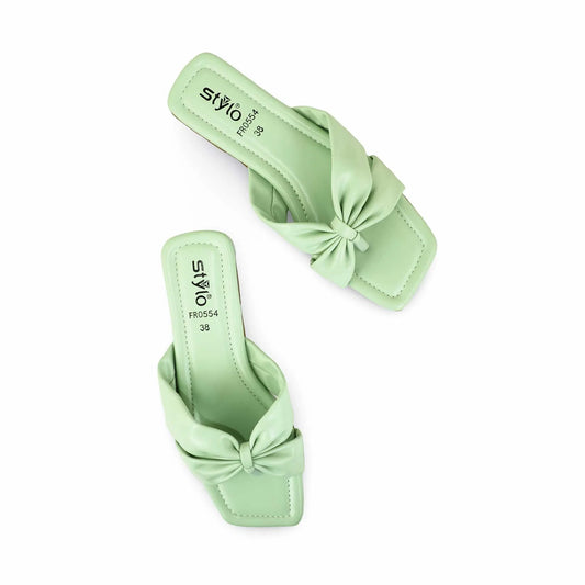 pistagreen Formal Chappal For Ladies BM0554
