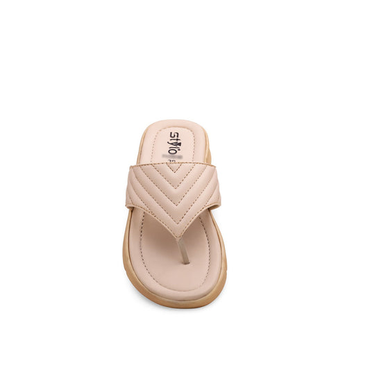 Beige Formal Chappal For Ladies BM0036